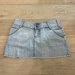 Roxy jean skirt